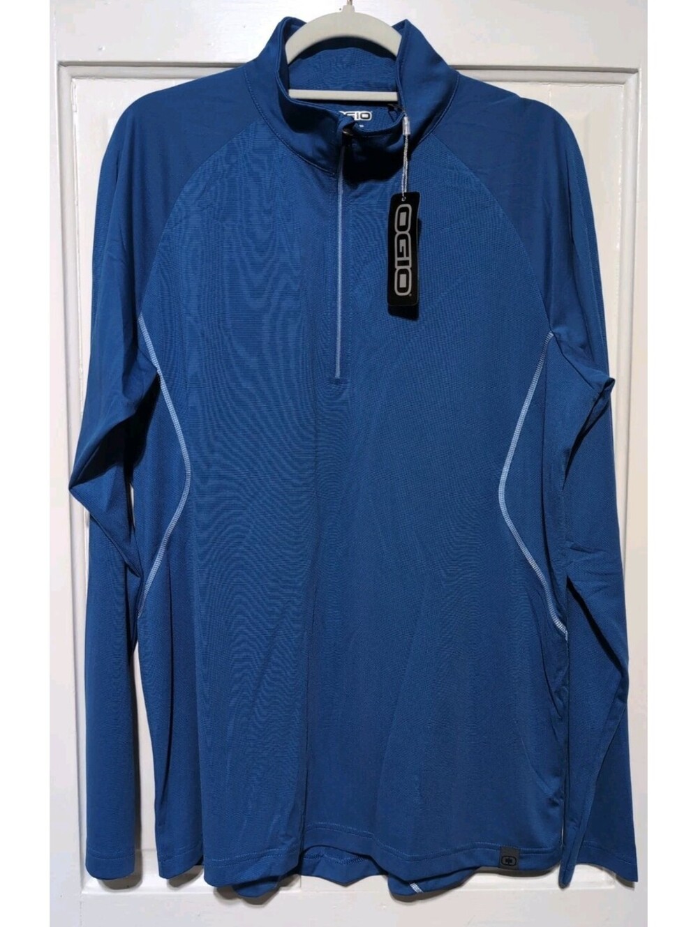 OGIO Limit 1/4 Zip Performance Golf Casual Travel Pullover Men's L Blue(1647)G